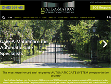 Tablet Screenshot of gate-a-mation.com